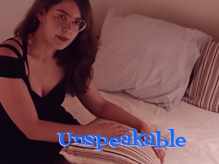 Unspeakable